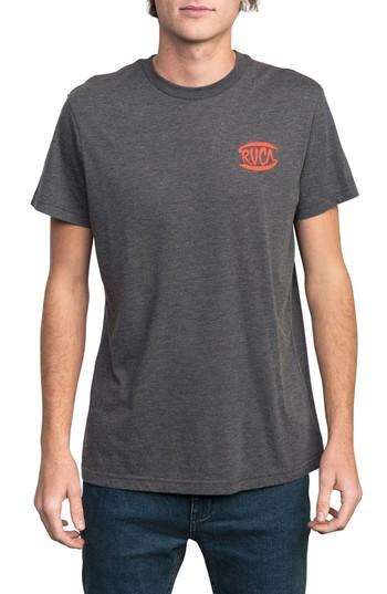 Men's Rvca Clutch Logo Graphic T-shirt - Black