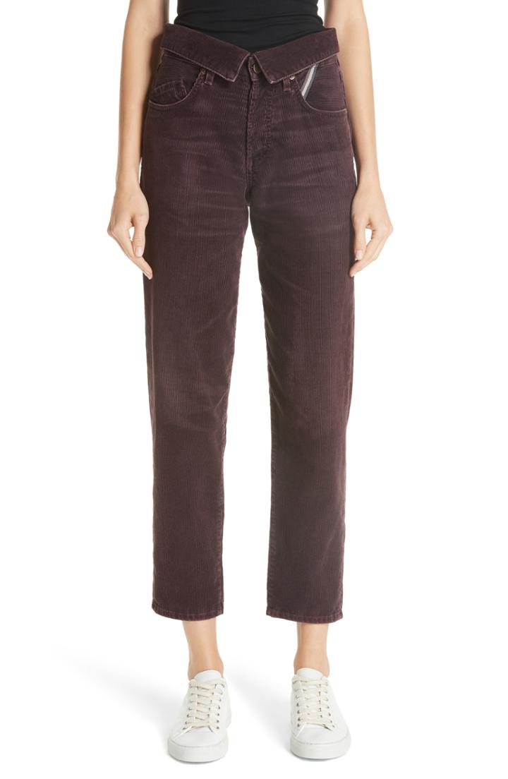 Women's Jean Atelier Corduroy Flip Pants
