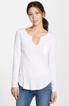 Women's Lamade Split Neck Tee - White