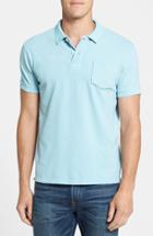 Men's Vintage 1946 Athletic Fit Stretch Cotton Pique Polo - Blue