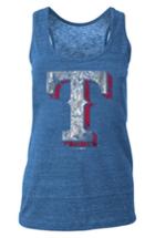 Women's New Era Cap Mlb Racerback Triblend Tank - Blue