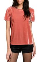 Women's Volcom Velour You In Tee - Red