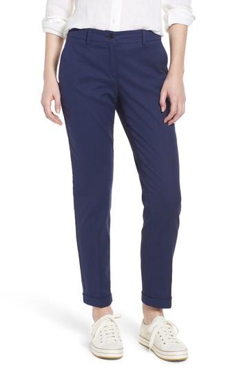 Women's Brax Maron Cuffed Straight Leg Pants - Blue