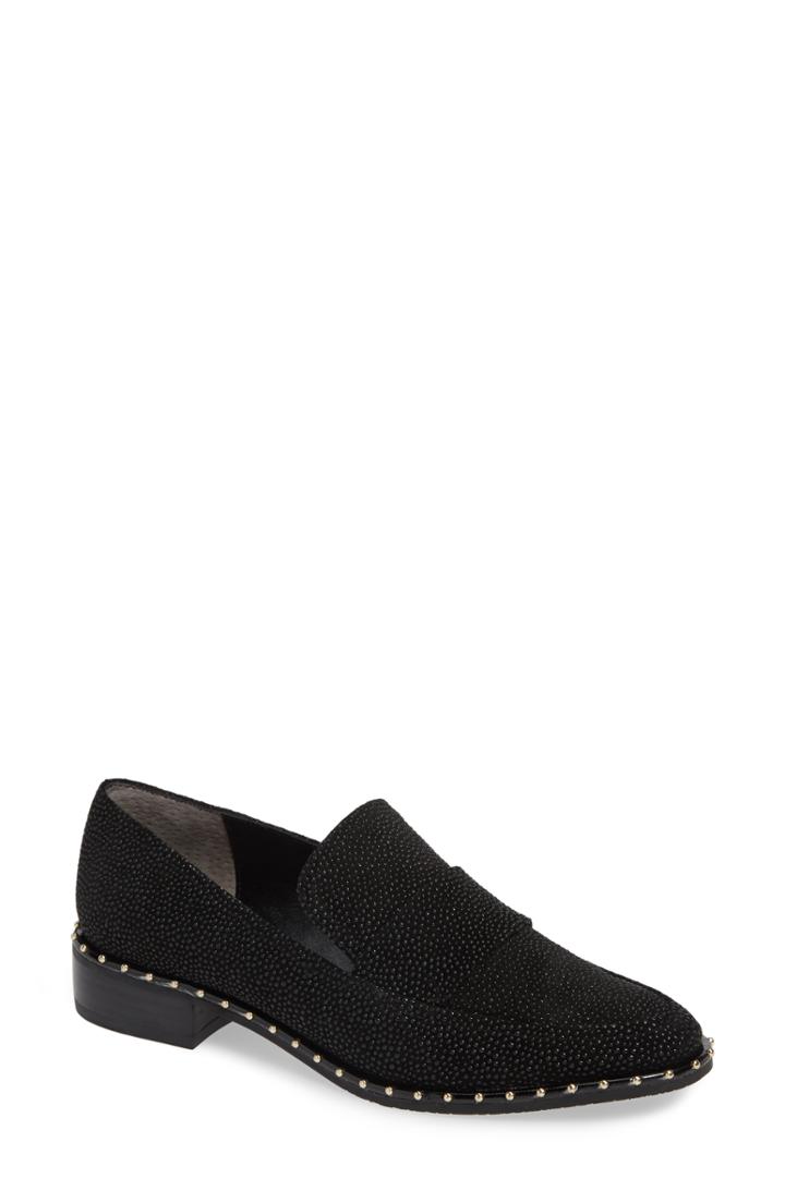 Women's Adrianna Papell Prestyn Studded Loafer M - Black