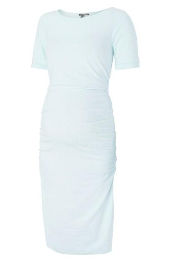 Women's Isabella Oliver Ruched Maternity Dress - Green