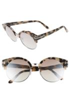 Women's Tom Ford Alissa 54mm Sunglasses - Havana/ Brown