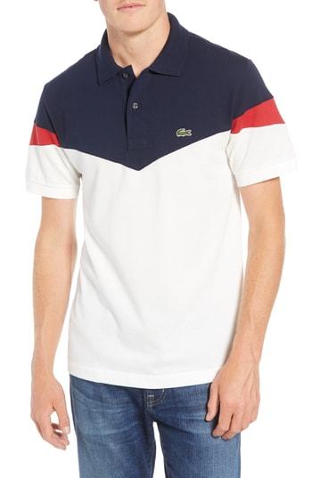 Men's Lacoste Classic Fit Pique Polo (s) - Beige