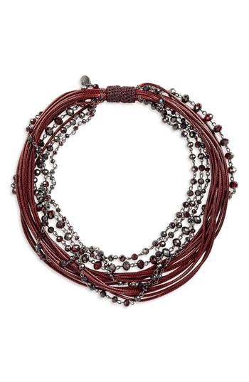 Women's Stella + Ruby Layered Mixed Media Necklace