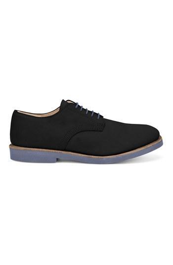 Walk-over 'derby' Custom Buck Shoe Black Suede/