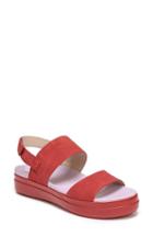 Women's Dr. Scholl's Scout Platform Sandal M - Red