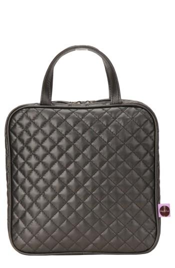 Steph & Co. 'marissa' Black Quilted Cosmetics Case, Size - No Color