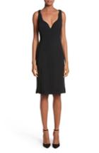 Women's Brandon Maxwell Sweetheart Neckline Crepe Dress