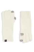 Women's Echo 'touch' Stretch Fleece Tech Gloves, Size - White