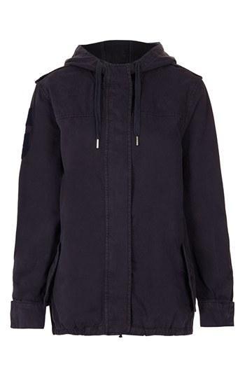 Topshop Lightweight Hooded Jacket