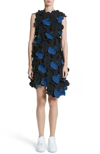 Women's Paskal Laser Cut Applique Asymmetrical Dress - Black