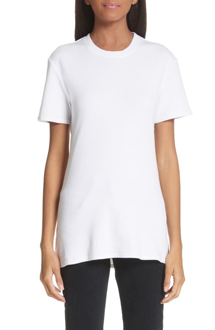 Women's Proenza Schouler Pswl Button Back Tee - White
