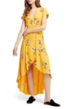 Women's Free People Lost In You Midi Dress - Yellow