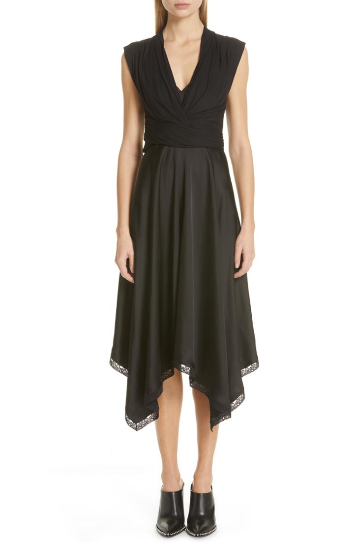 Women's Alexander Wang Lace Trim Layered Slipdress