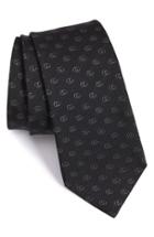 Men's Gucci Running Logo Silk Jacquard Tie
