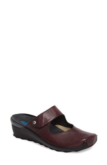 Women's Wolky 'up' Mary Jane Clog -7.5us / 38eu - Red