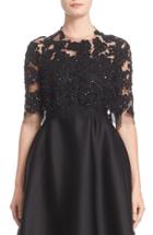 Women's Reem Acra Embellished Re-embroidered Lace Jacket