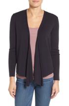 Petite Women's Nic+zoe Four-way Convertible Cardigan, Size P - Blue