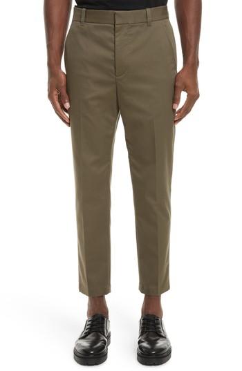 Men's 3.1 Phillip Lim Cropped Pants - Green