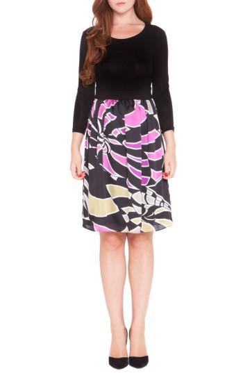 Women's Olian 'claire' Maternity Dress - Purple