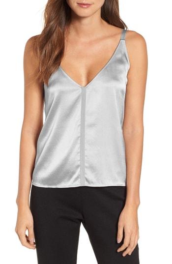 Women's Eileen Fisher V-neck Camisole, Size - Grey