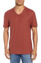Men's James Perse Regular Fit V-neck Shirt (xl) - Orange