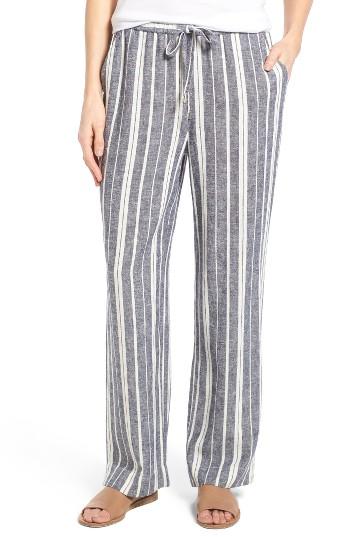 Women's Chaus Stripe Linen Blend Pants