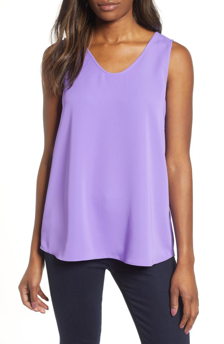 Women's Nic+zoe Woven Tank - Purple