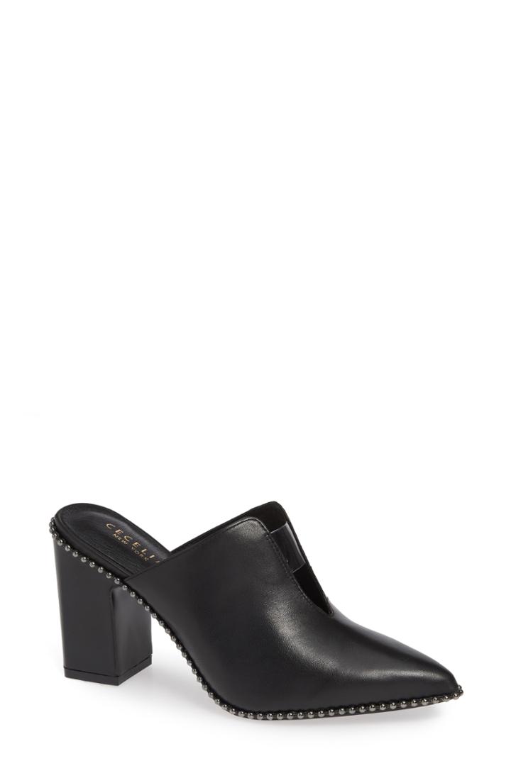 Women's Cecelia New York Roper Mule .5 M - Black