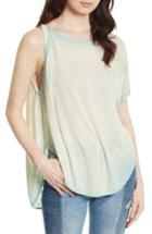 Women's Free People Pluto One-shoulder Tee - Blue
