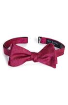 Men's Ted Baker London Saffie Silk Bow Tie, Size - Burgundy