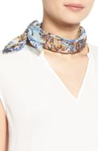 Women's Bcbg Tropical Rolled Neckerchief, Size - Blue