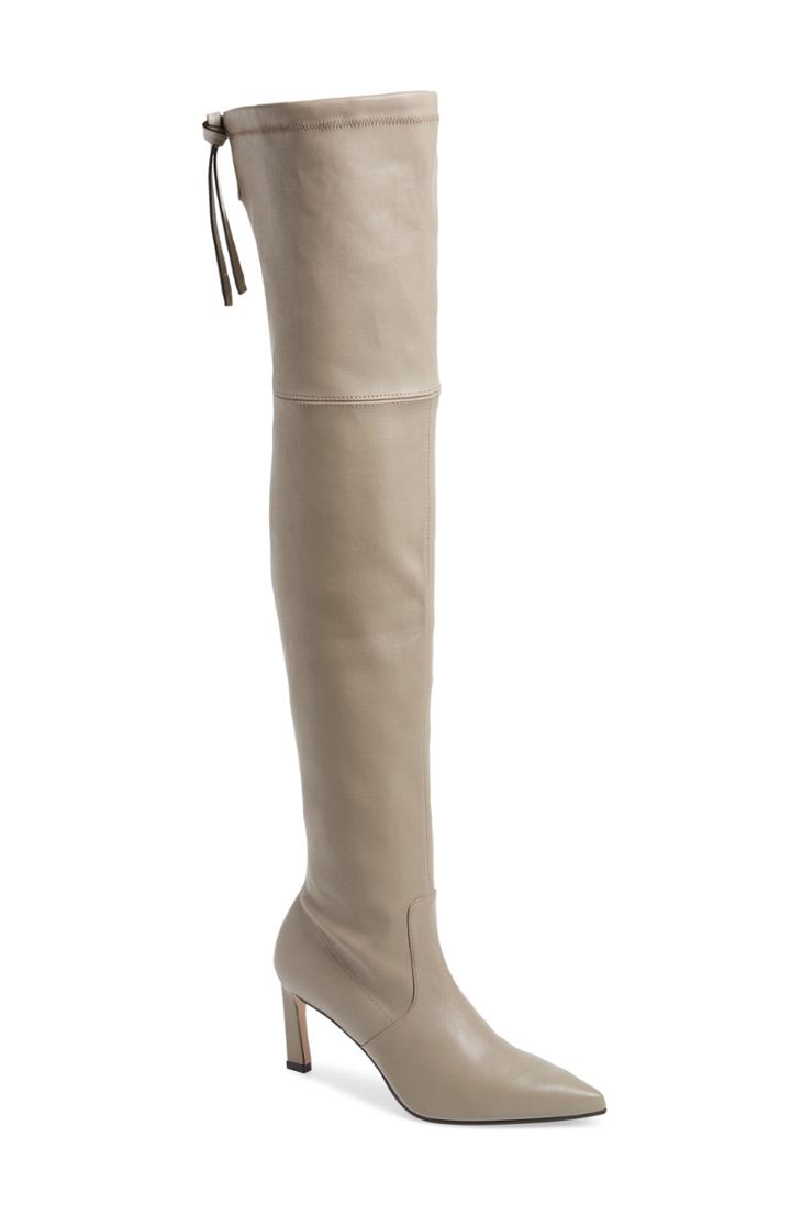 Women's Stuart Weitzman Natalia Thigh High Boot .5 M - Grey