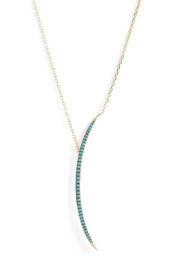 Women's Karen London Lean In Crescent Necklace