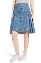 Women's Levi's Made & Crafted(tm) Type Iii Pleated Denim Skirt - Blue