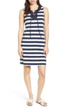 Women's Tommy Bahama Stripe Right Lace-up Stretch Cotton Dress - Blue