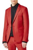 Men's Topman Ultra Skinny Fit Suit Jacket - Red