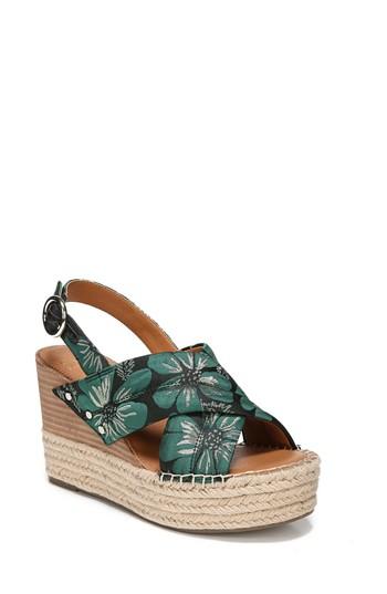 Women's Sarto By Franco Sarto Niva Espadrille Wedge Sandal M - Green