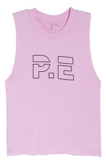 Women's P.e Nation Raserback Cotton Tank - Pink