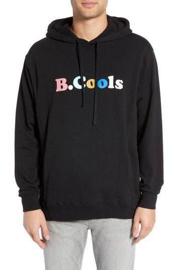 Men's Barney Cools Retro Logo Hoodie - Black