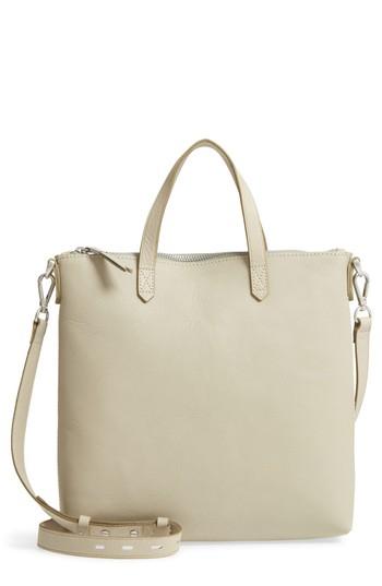 Madewell The Transport Leather Crossbody - Green