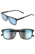 Women's Maho 53mm Charleston Polarized Rectangular Sunglasses - Charcoal