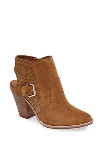 Dv By Dolce Vita 'calin' Open Back Suede Bootie (nordstrom Exclusive) Womens