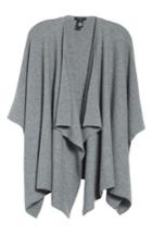 Women's Lafayette 148 New York Cashmere Wrap, Size - Grey
