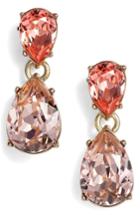 Women's Givenchy Double Pear Crystal Earrings