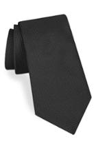 Men's Ted Baker London Solid Silk Tie, Size - Grey